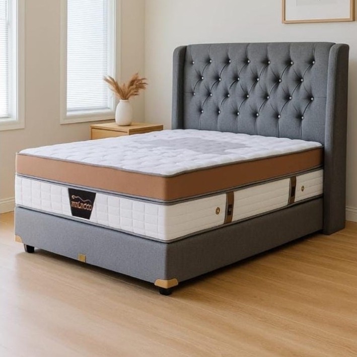 bedset luton malacco set springbed ukuran 180