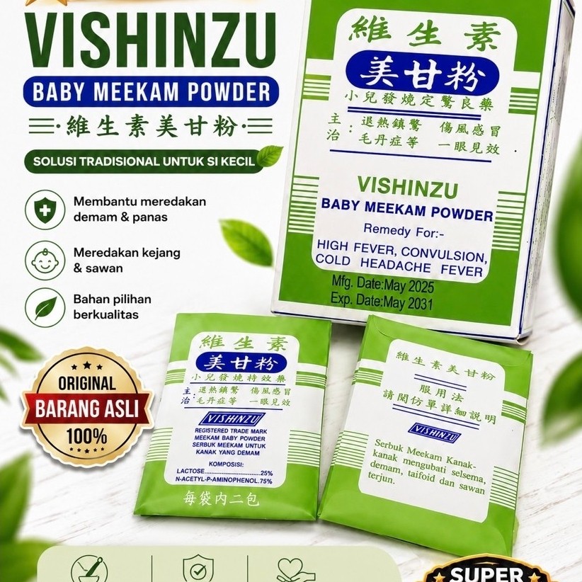￼VISHINZU BABY MEEKAM POWDER SERBUK DEMAM