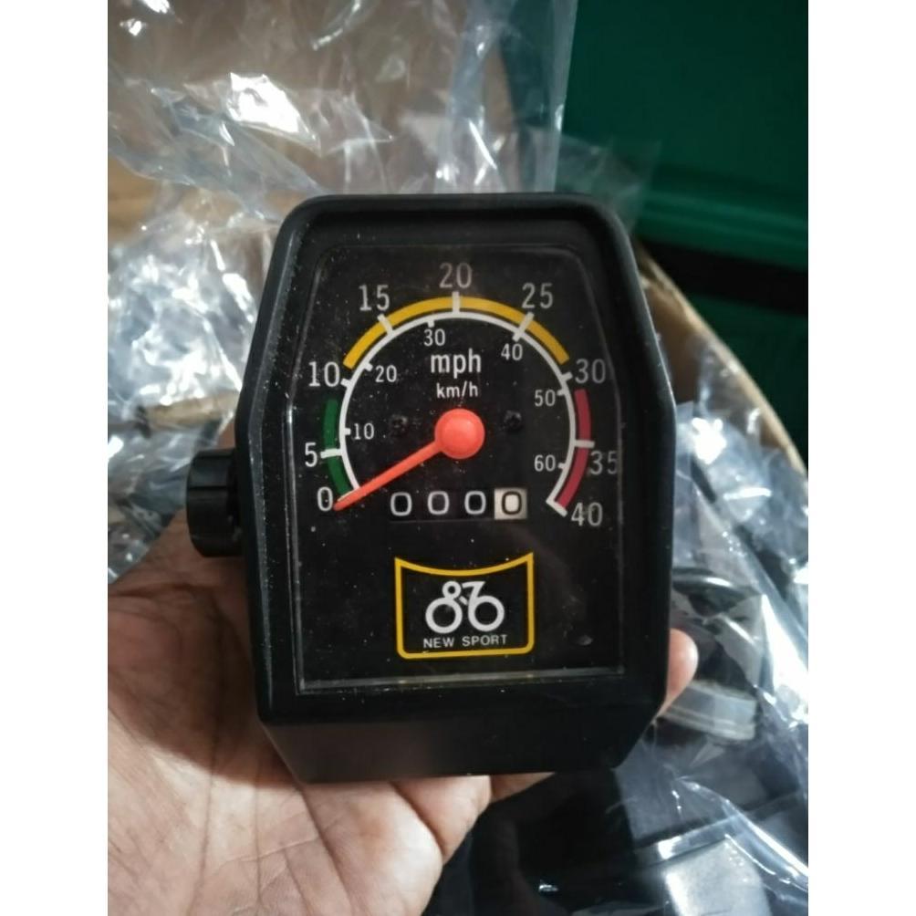 Speedometer Analog Manual Sepeda balap robot new sport Made in Taiwan NOS MULUS MULUS SIMPANAN TOKO 