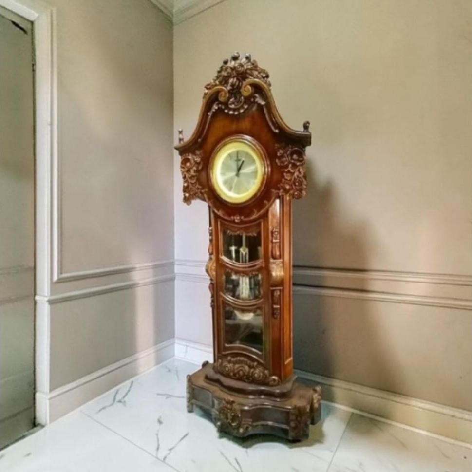 JAM GADANG LEMARI JAM UKIR JATI JEPARA JAM ANTIK