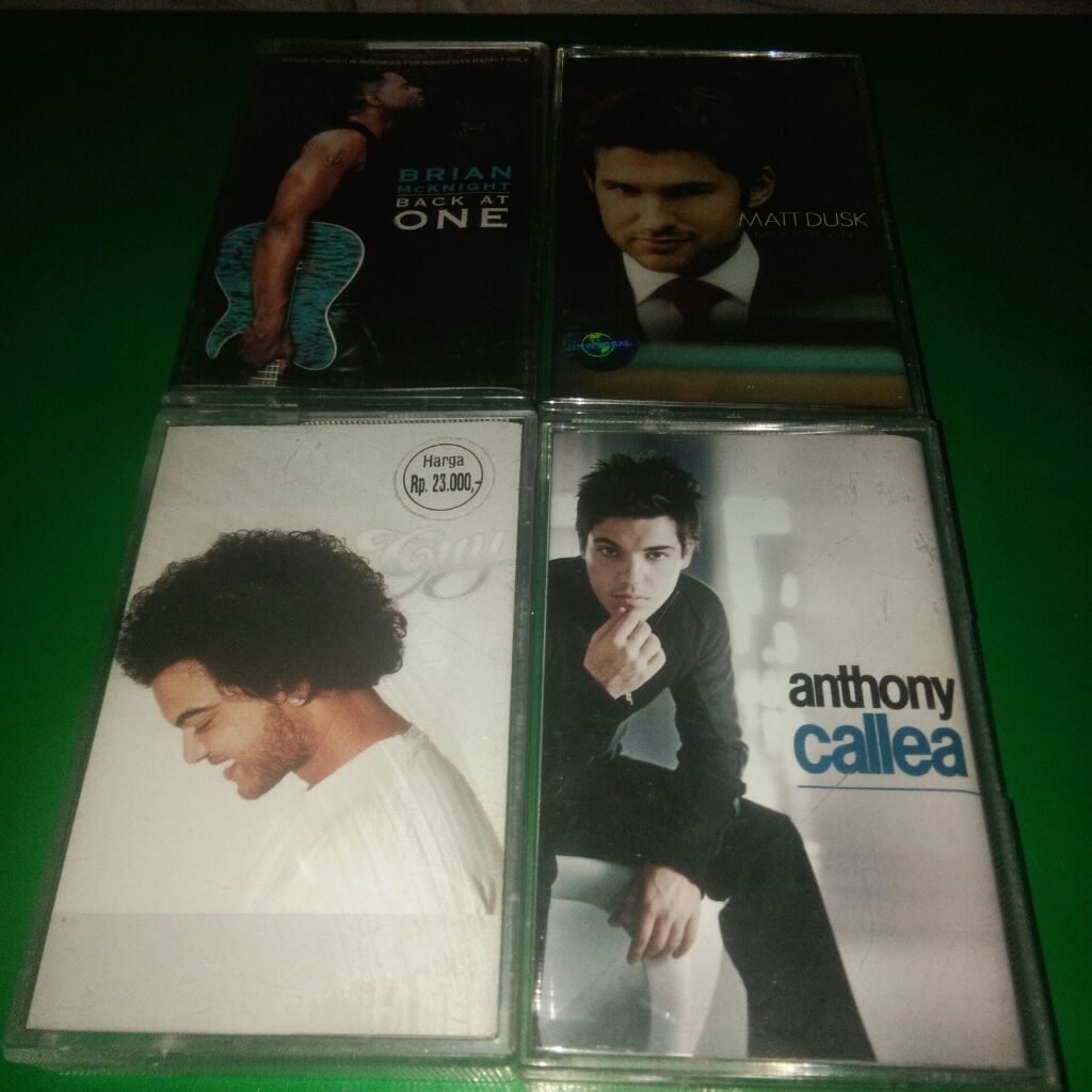 kaset pita Brian mckhnight matt dusk guy Sebastian anthony callea