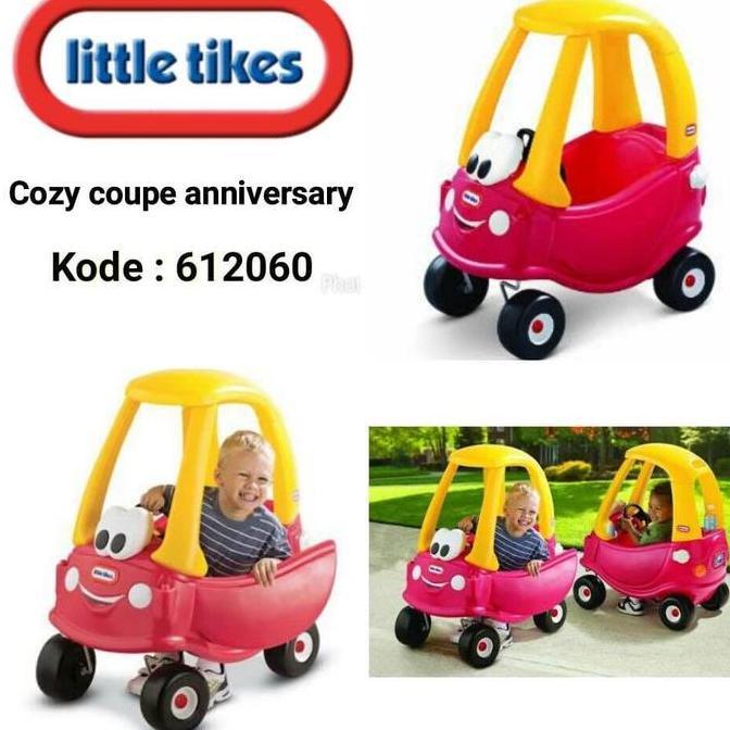 LITTLE TIKES cozy coupe red yellow mainan mobil mobilan anak