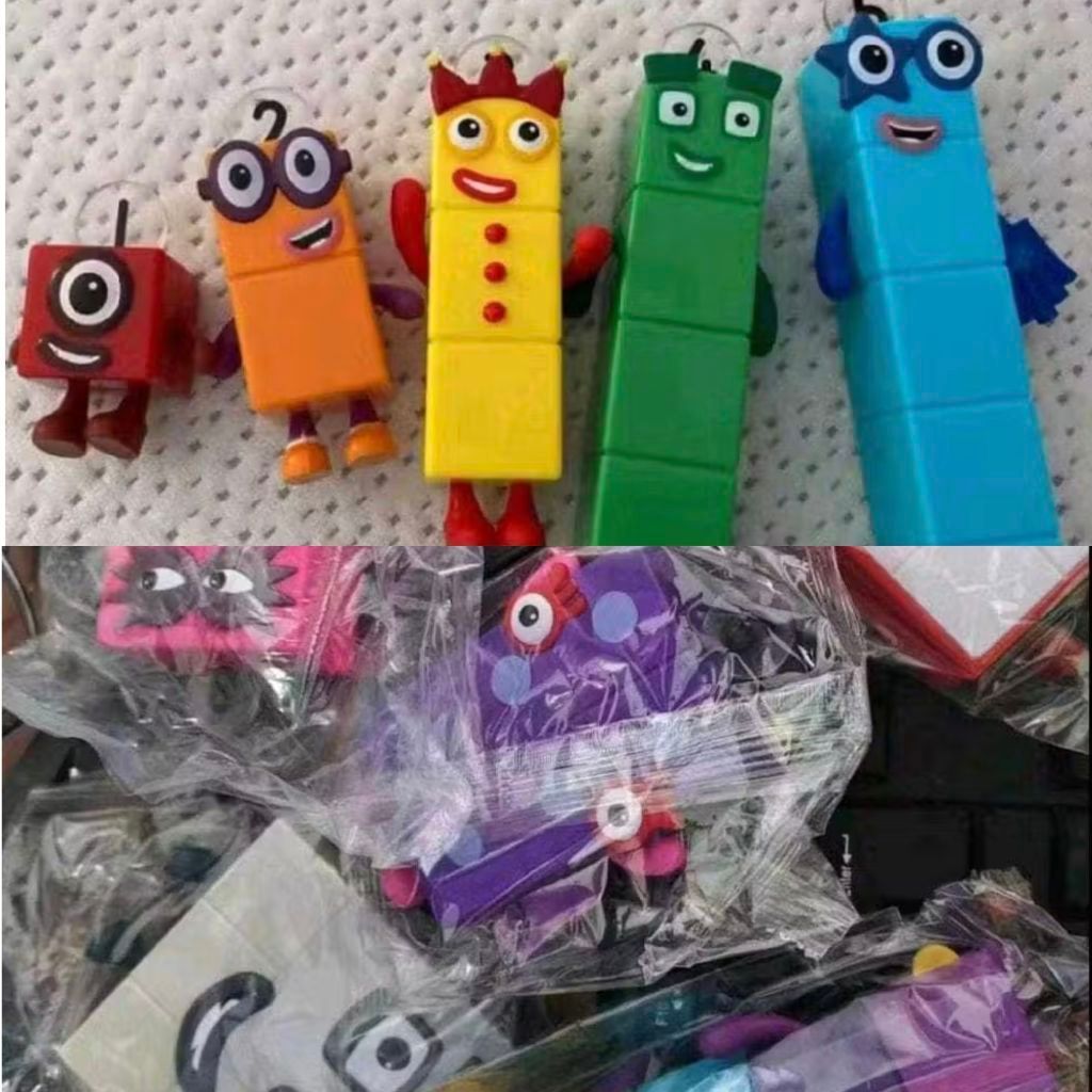 Figure Numberblock Numberblocks Figur Mainan