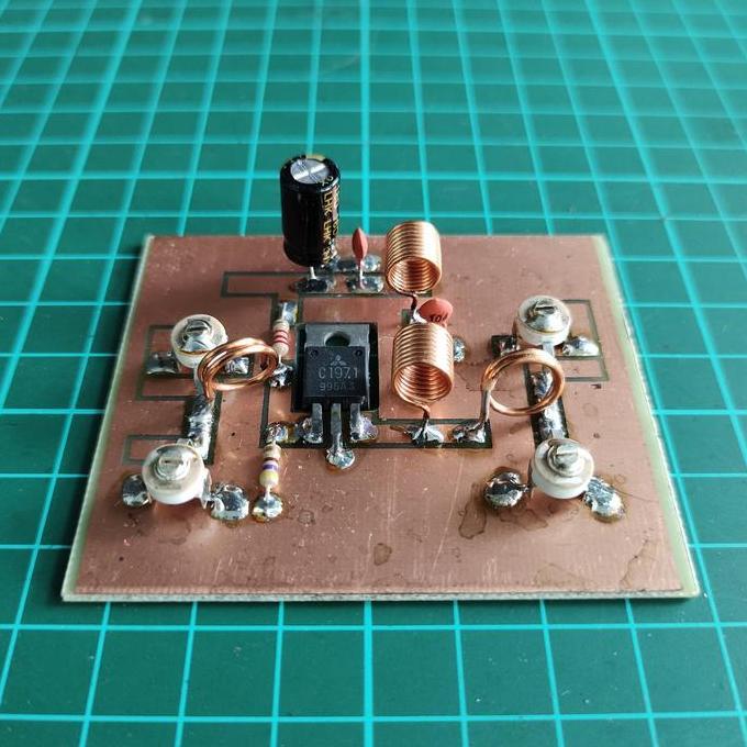 PCB FM BOSTER 2SC1971 C1971 1971 BOOSTER BOSSTER 5WATT 7WATT 5 7 WATT ELE99
