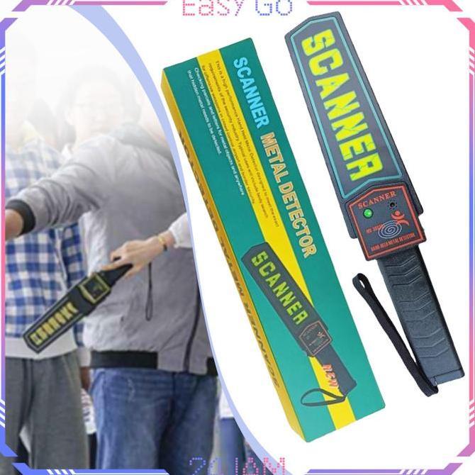 Detector Logam Set Super Scanner Metal Detector Alat Pendeteksi Logam Security Detektor Logam