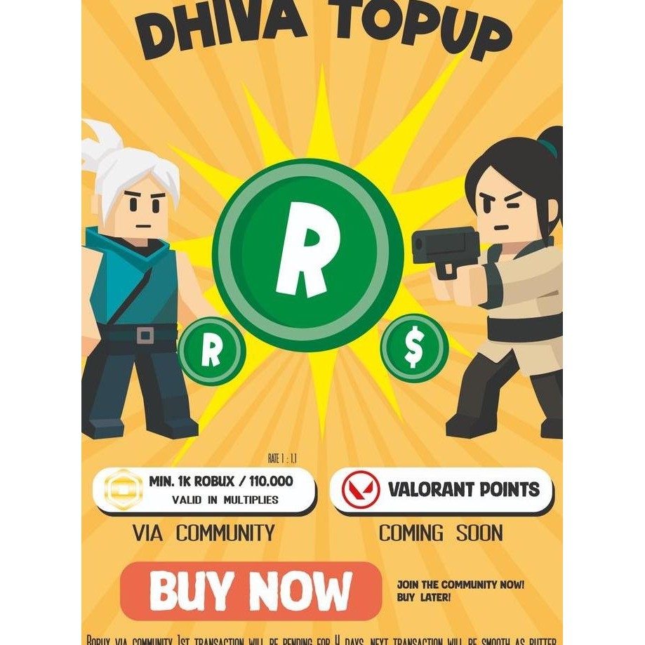JUAL ROBUX MURAH DAN INSTANT