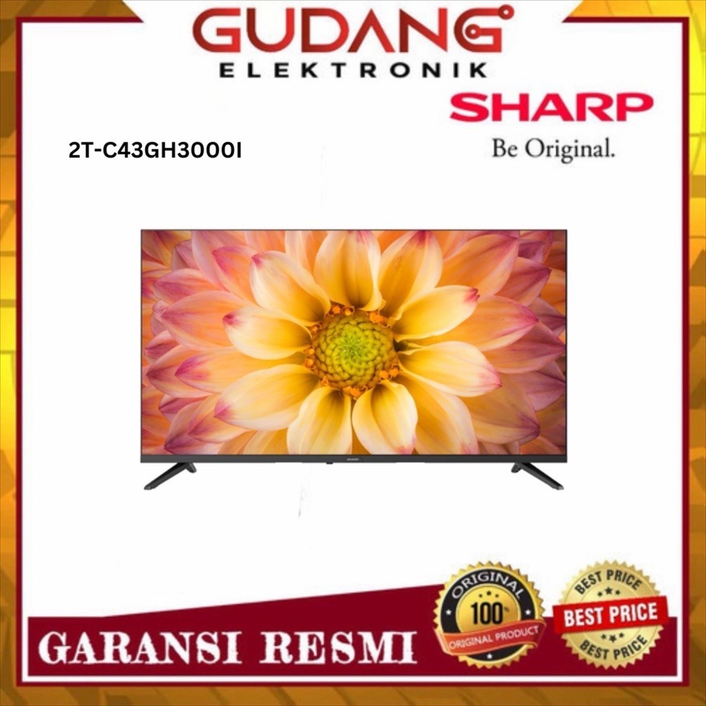 LED TV 43 INCH SHARP 43GH3000 ANDROID TV SHARP 2T-C43GH3000I