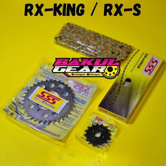 Gear set SSS RX KING Rantai SSS