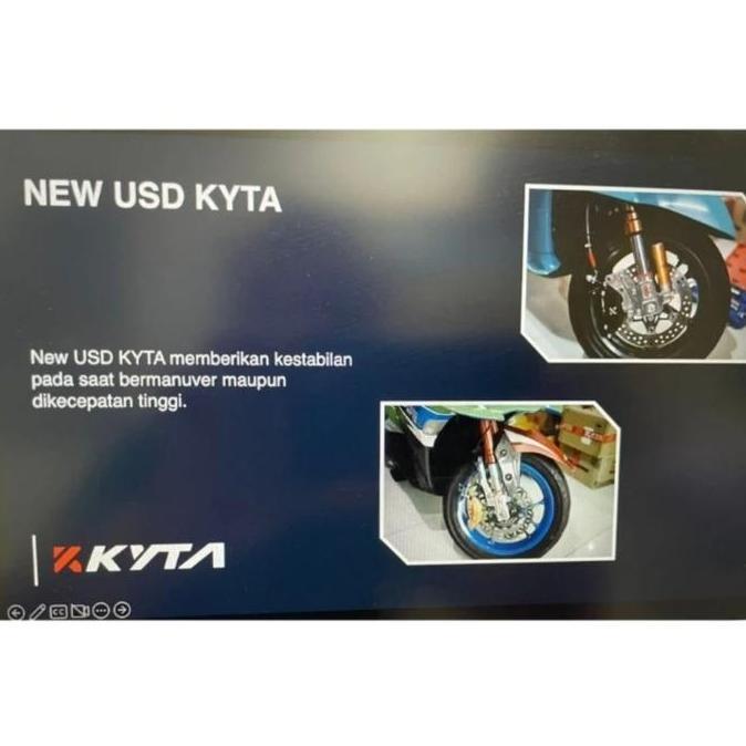 UPSIDE DOWN FORK KTC KYTACO AEROX HITAM UDF 11