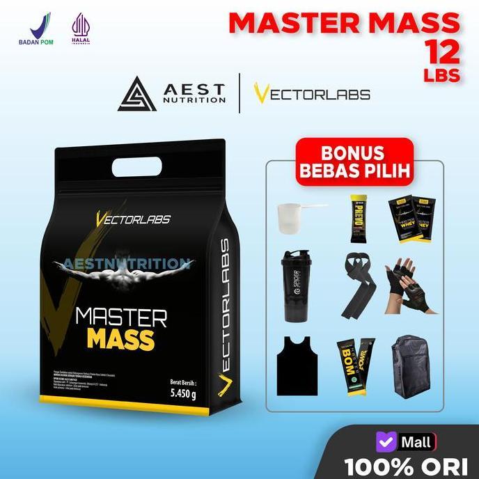 Ayodiet- Vectorlabs Master Mass 12 Lbs Susu Gainer Protein Tinggi Kal