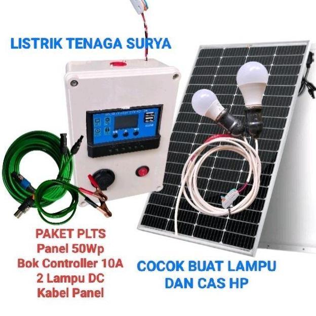 Solar POWER  Listrik tenaga Surya Cocok buat Penerangan dan cas hp
