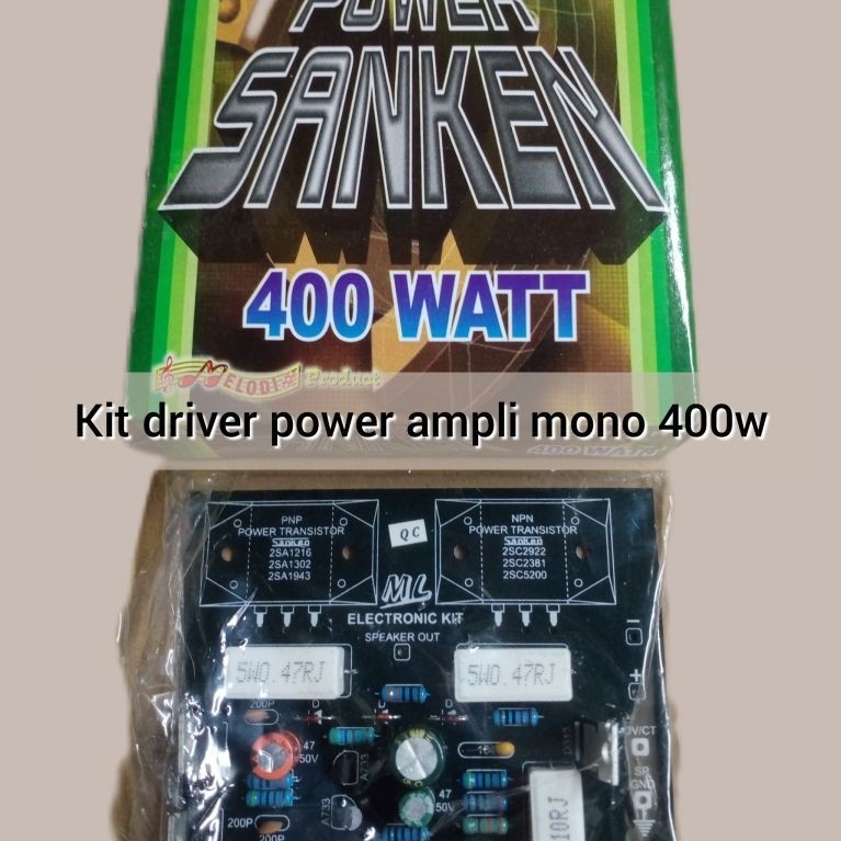 Kit driver power ampli 400w mono