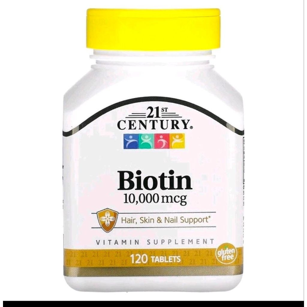 21st century biotin 10000mcg 120 tabs