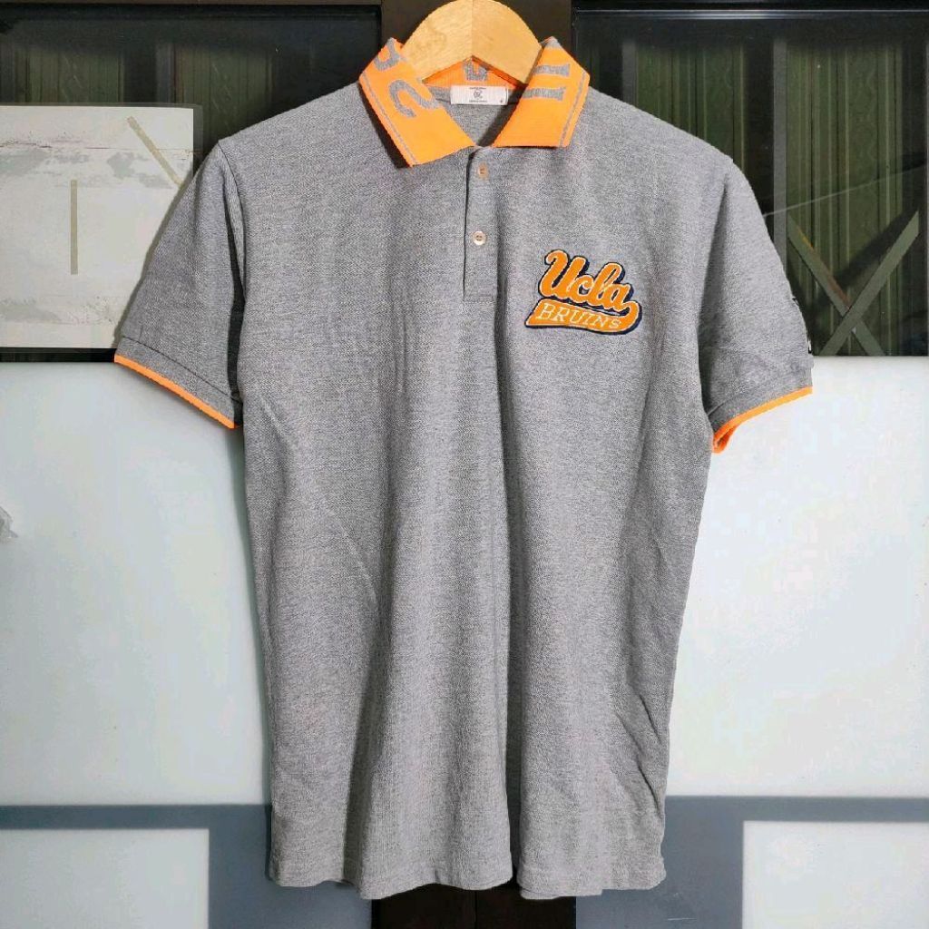 kaos baju tshirt jersey polo R2rider UCLA BRUIN full bordir r201 [L]