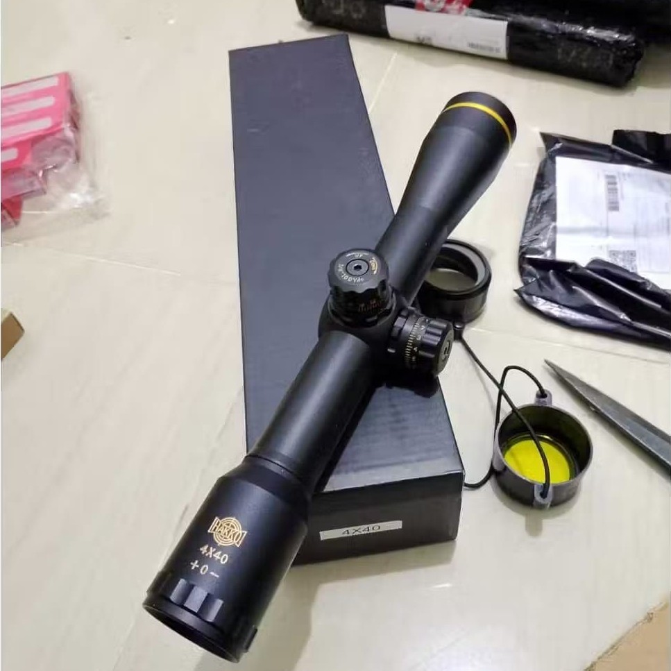 Teropong Tahan Getar TELESKOP HAKKO 4x40 Tube 30 RING GOLD ORIGINAL