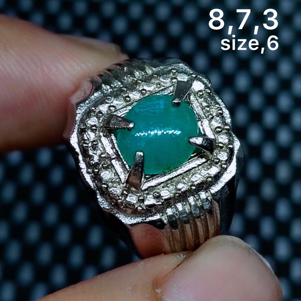 cincin batu akik asli bacan antik top hq natural (asli alam)