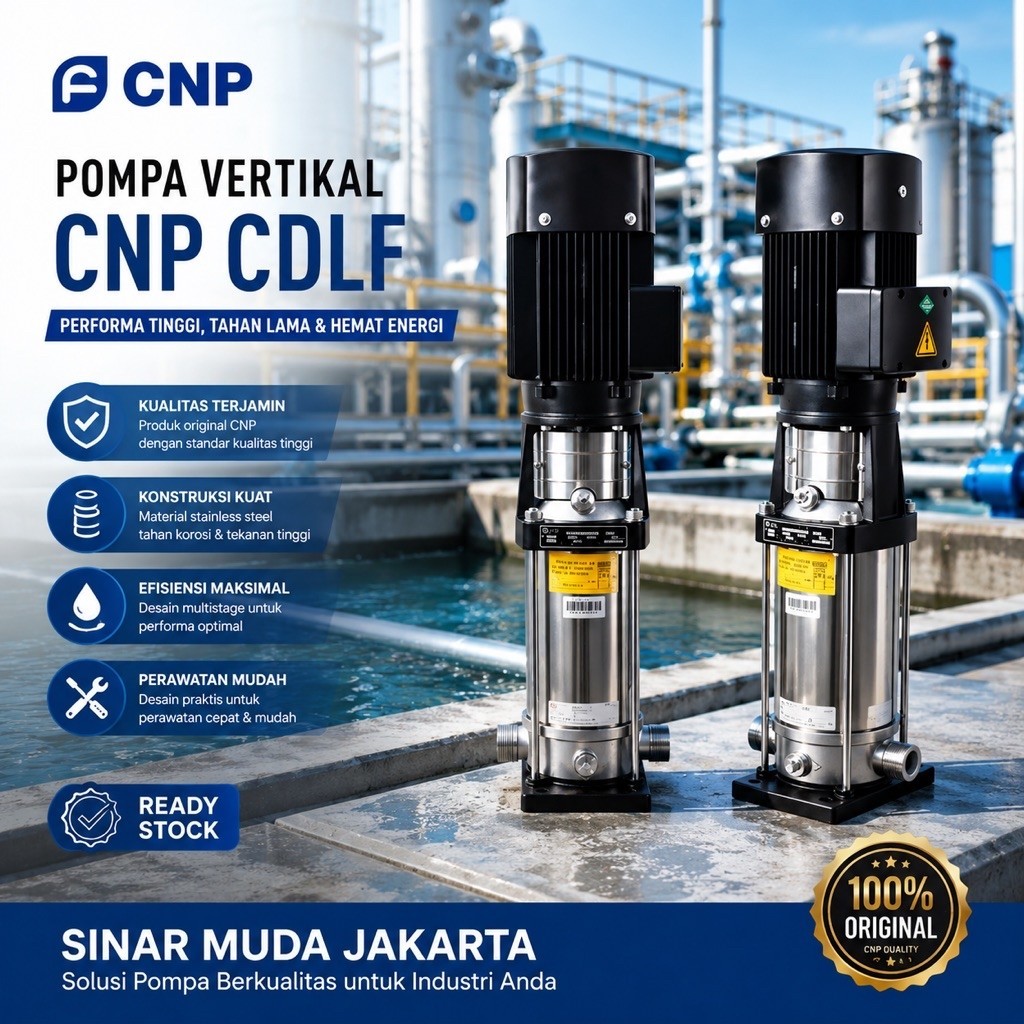 POMPA CNP CDLF 4-12 3PHASE DRAT POMPA DORONG