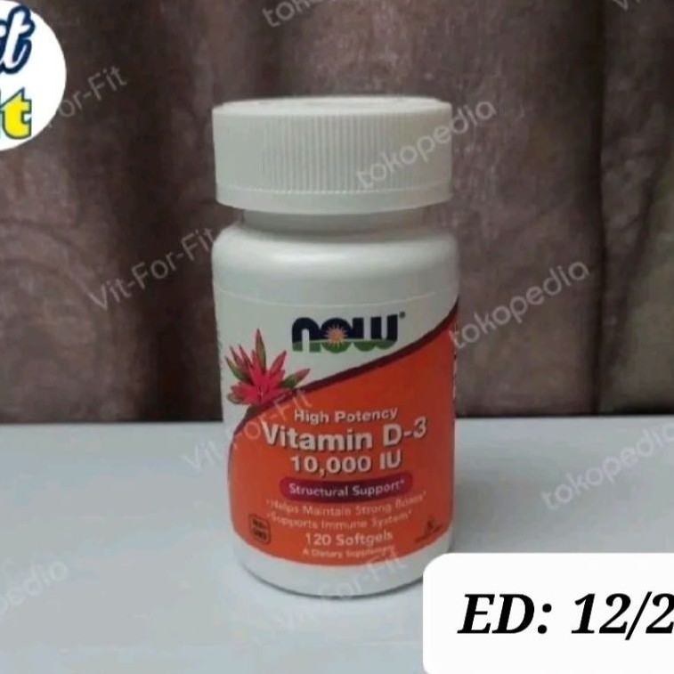 Now D3 10,000 iu / 10,000iu / 10000 iu / 10000iu -- 120 softgels