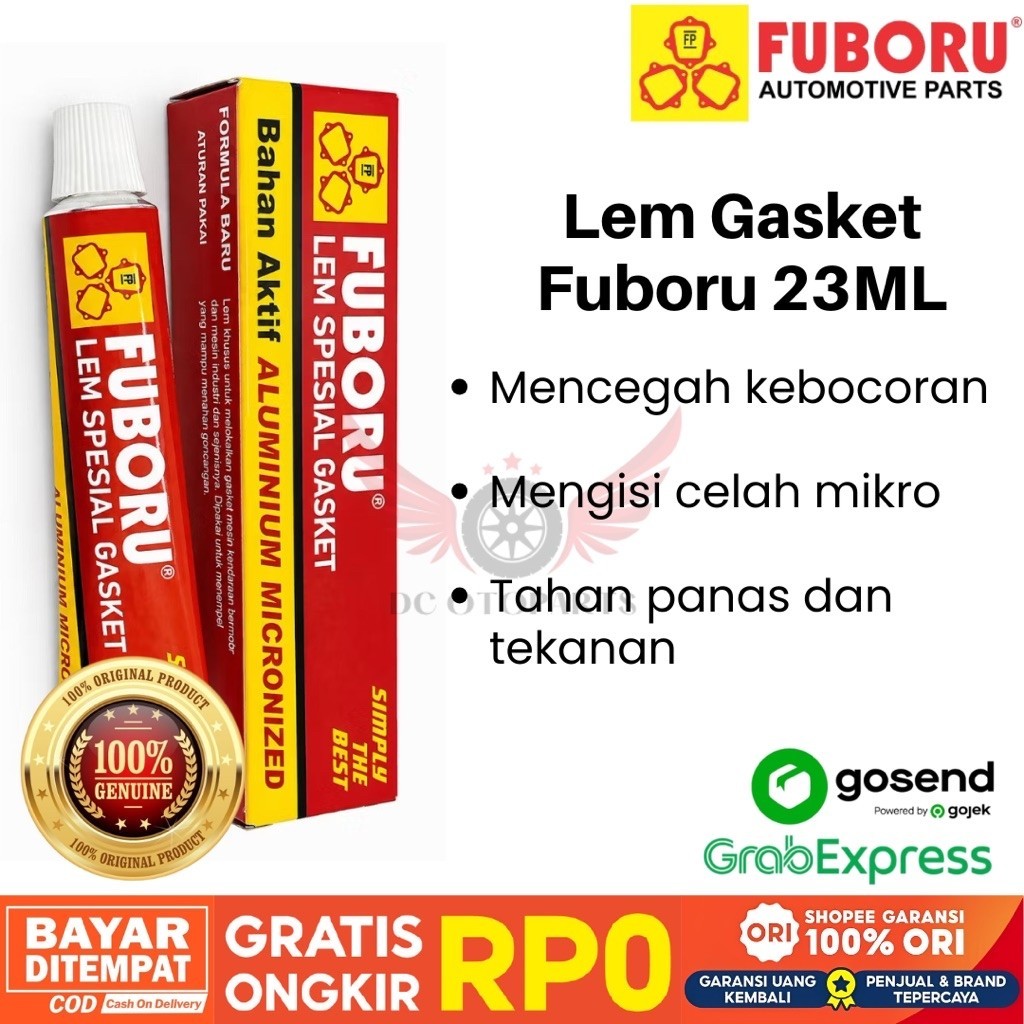 LEM GASKET LEM PAKING FUBORU 23ML ORIGINAL LEBIH AWET TAHAN LAMA LEM GASKET CAIR LEM PAKING CAIR LEM