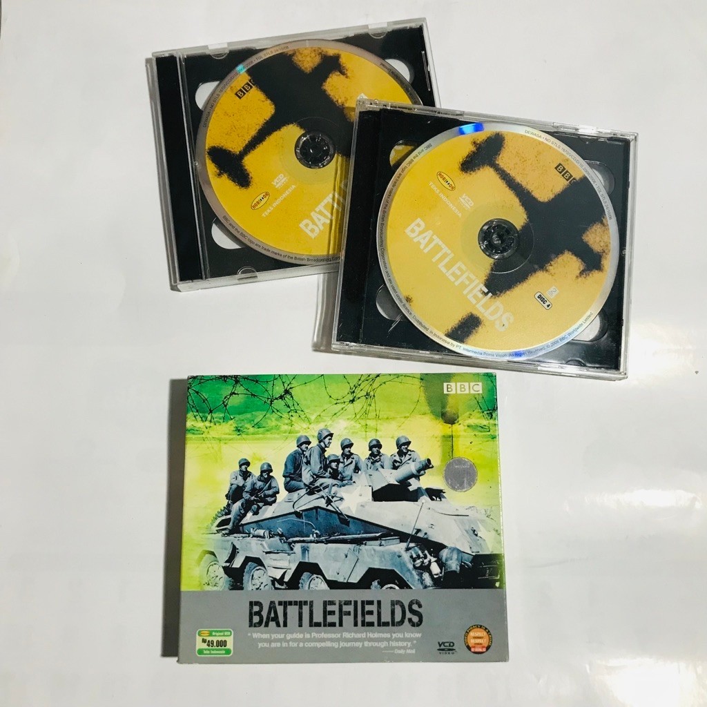 VCD BBC Battle Fields - 4 Disc - VCD Original