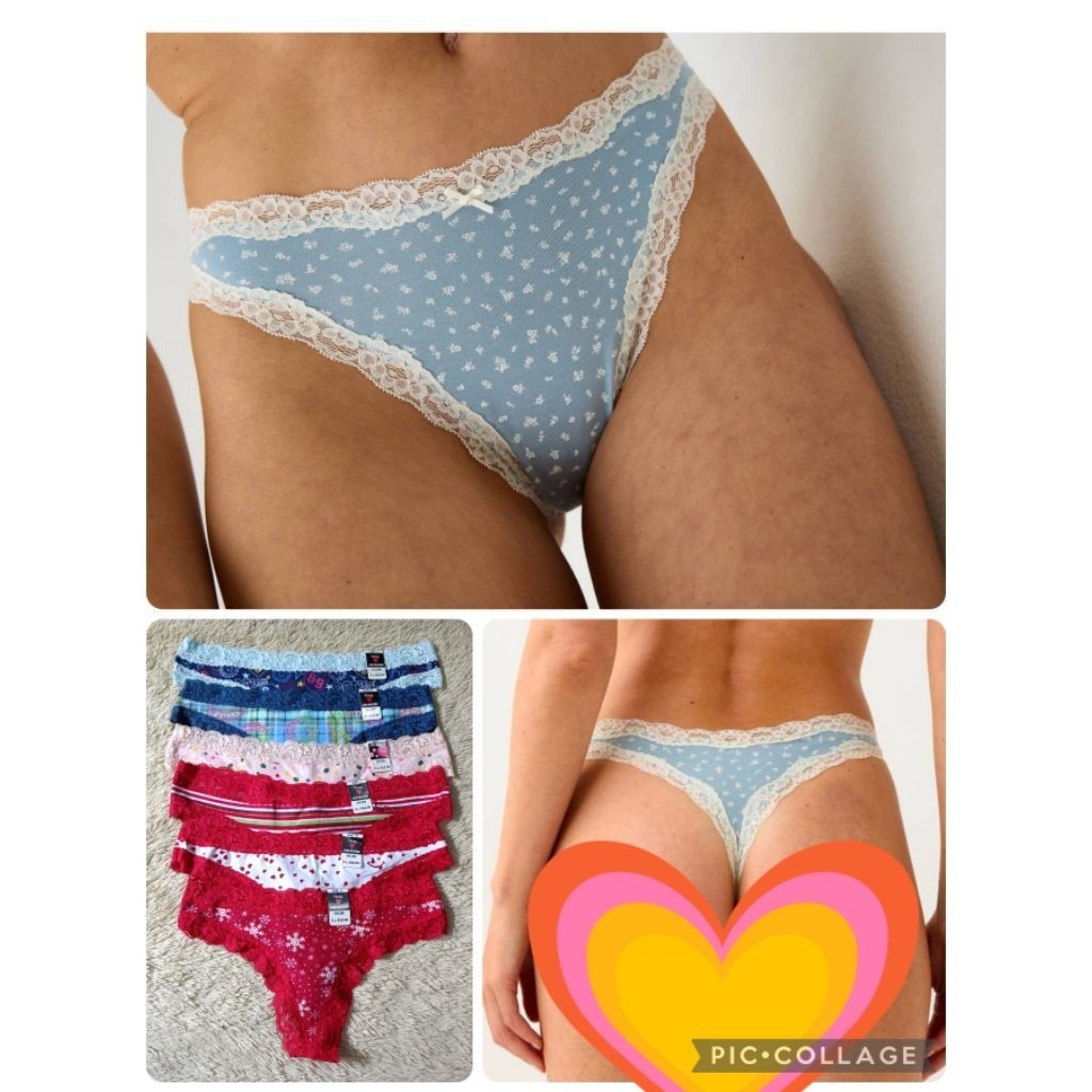 Gstring Thong Lace cotton Branded by Joe Boxer