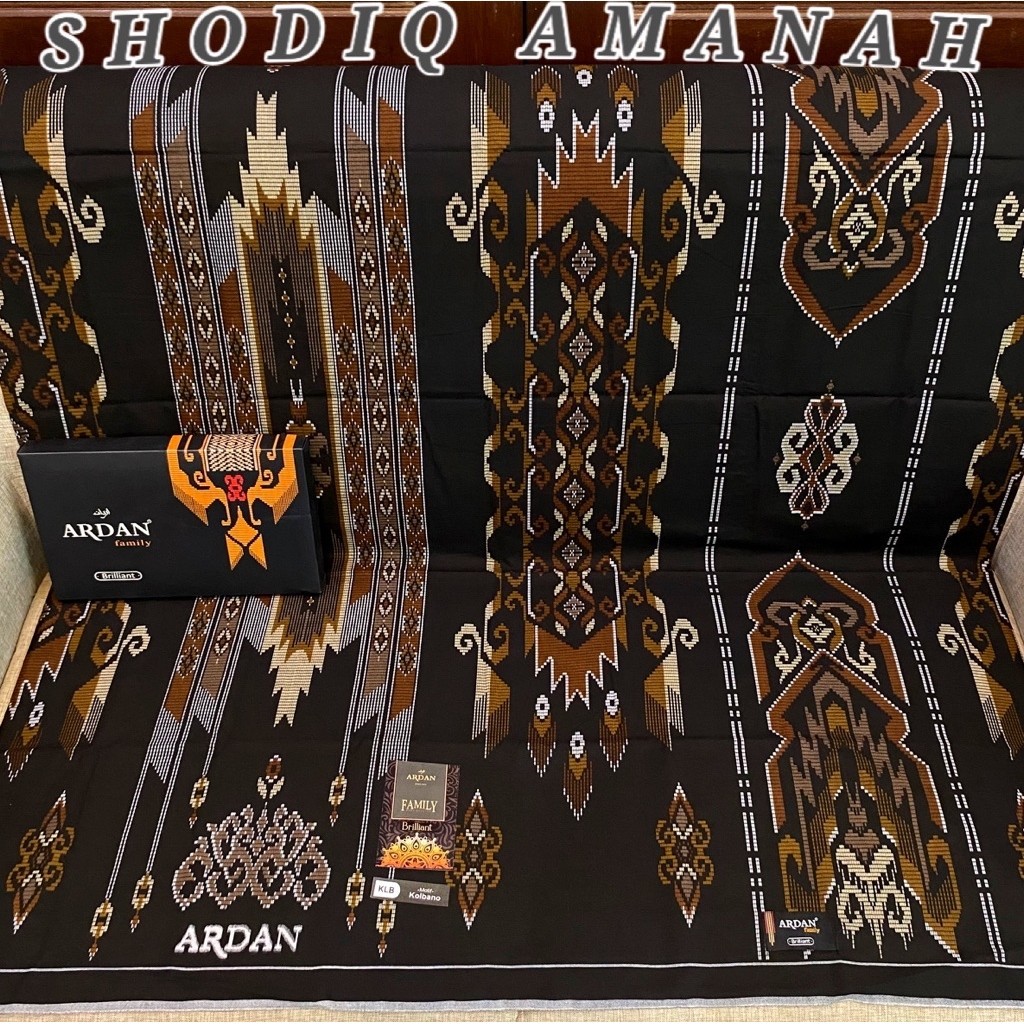 Sarung Ardan Family Hitam Gold,silver terbaru | family brilliant brilian gold | ardan Friendly