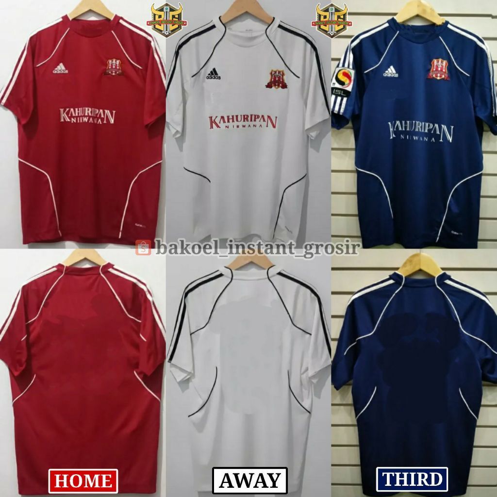 Jersey DELTRAS FC Sidoarjo 2011 Home Away 3rd Liga ISL Merah Putih Biru Full PRINTING atau BORDIR Re