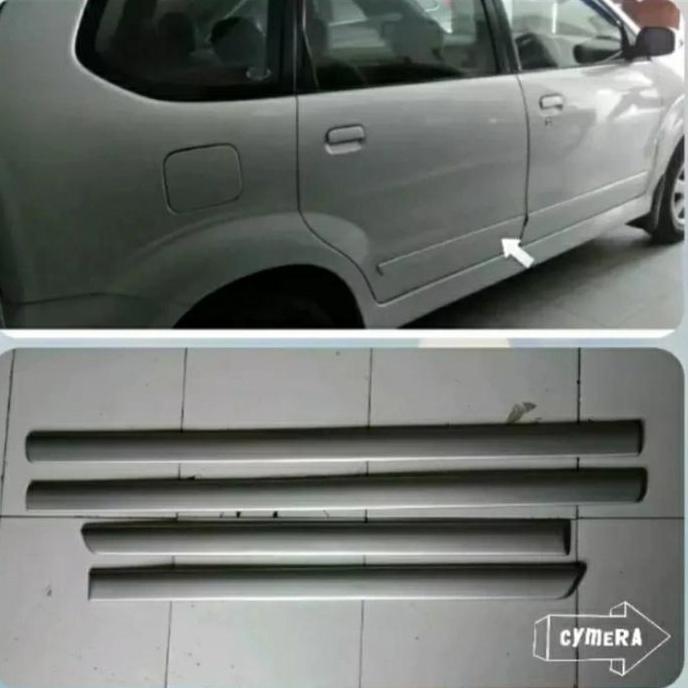 LIST PINTU SET AVANZA VVTI AVANZA LAMA 4 PC WARNA HITAM WARNA SILVER HARGA KHUSUS