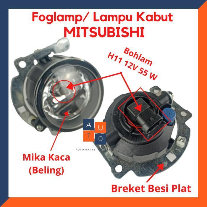 Foglamp Mitsubishi/ Foglamp Pajero/ Foglamp Mirage/ Outlander/ Strada Original Dan Terpercaya