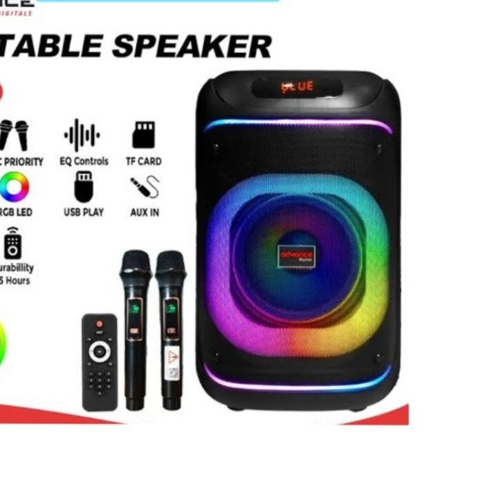 Speaker Advance + Mic K 887 Speaker Aktif Advance