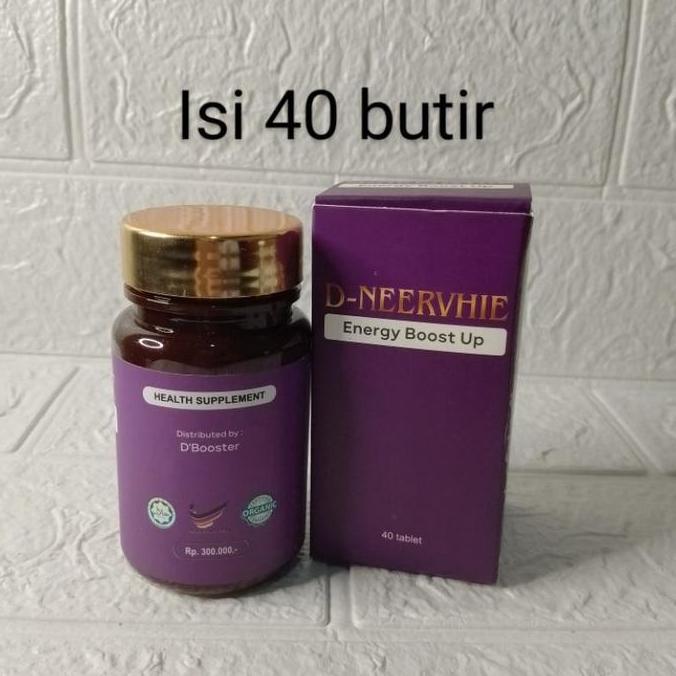 Beautyhealth- D-Neervhie Energy Boost Up 1 Botol 40 Pil Hitam Ajaib Malaysia