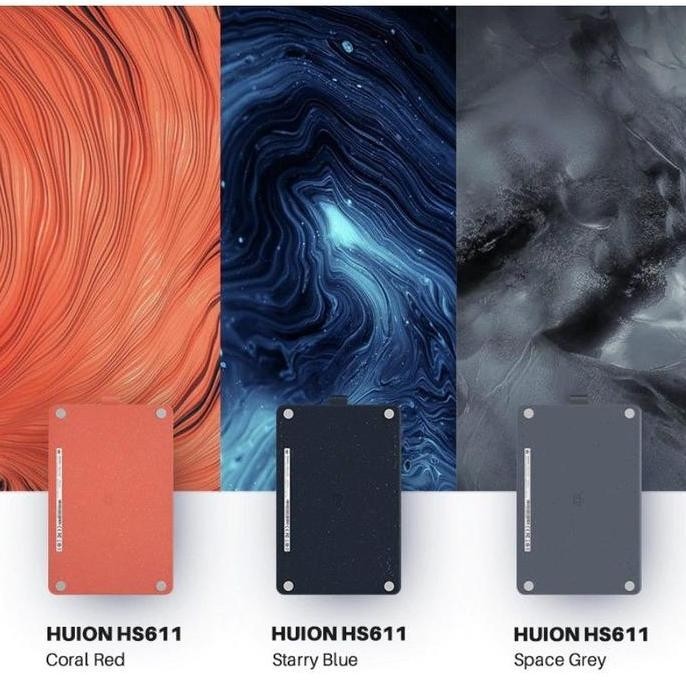 BEBAS ONGKIR - HUION HS611 Graphics Drawing Digital Table HS 611