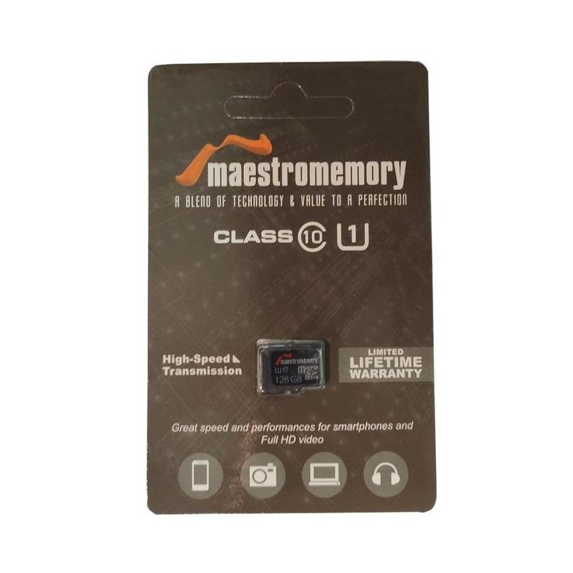 Mmc- Microsd Maestro 128Gb Class 10 Memory Card Micro Sd Memory