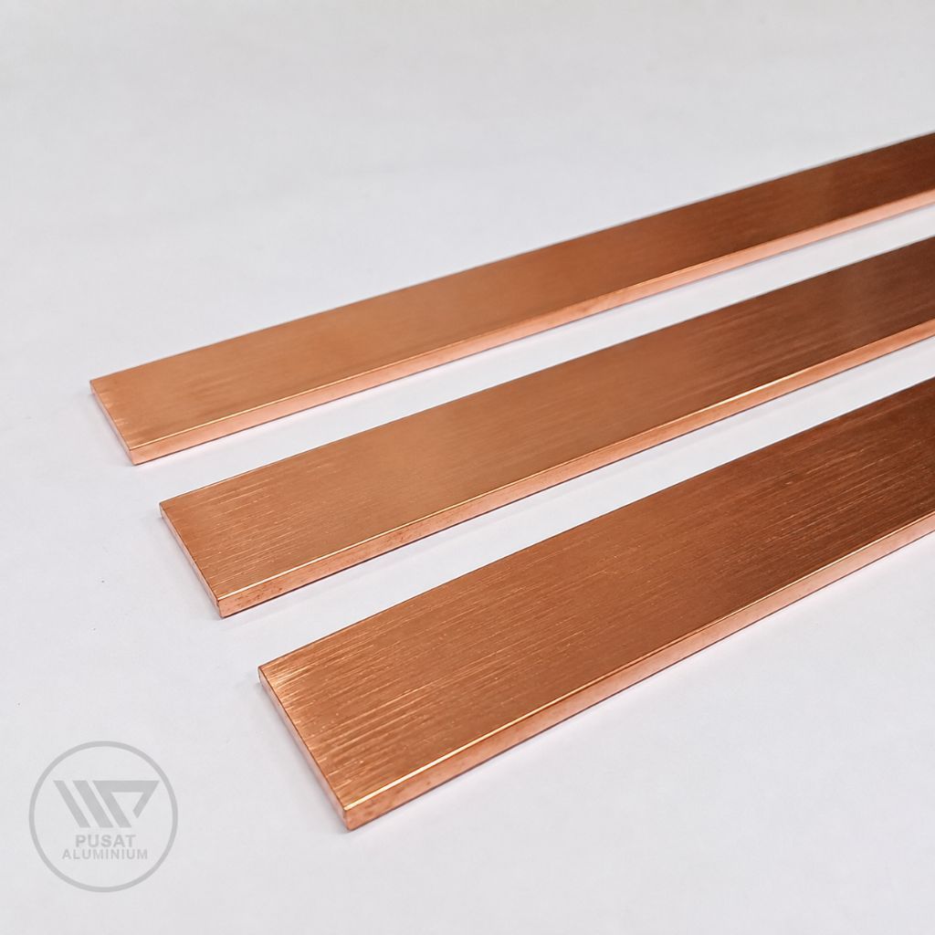 Plat tembaga busbar 4mm x 40mm x 1000mm | Strip busbar tembaga