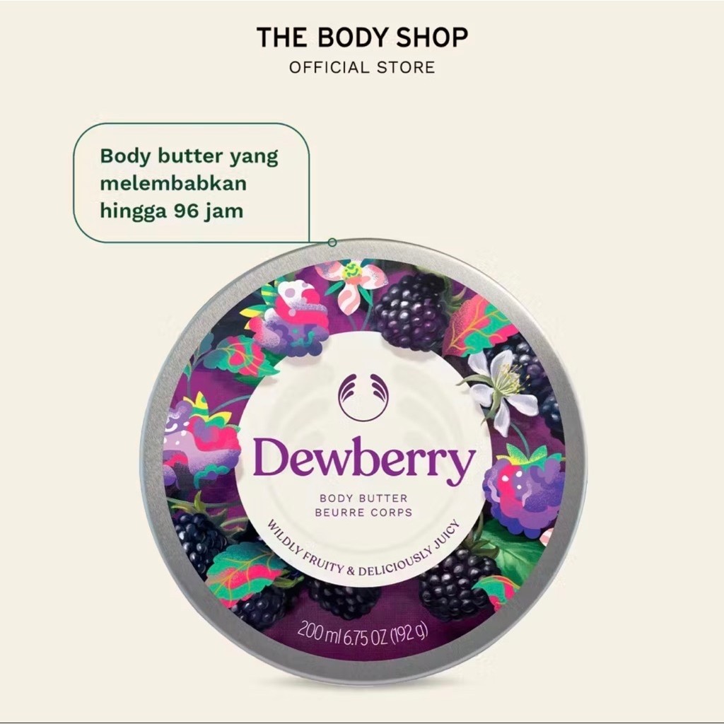 The Body Shop Dewberry Body Butter 200Ml Preloved