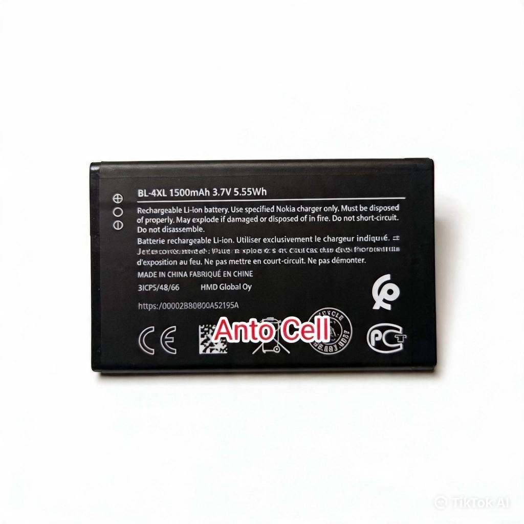 Baterai BL-4XL For Nokia 6300 4G Reborn TA-1286 TA-1287 $A-1291 TA-1294 Nokia 8000 TA-1311 BL4XL Bat