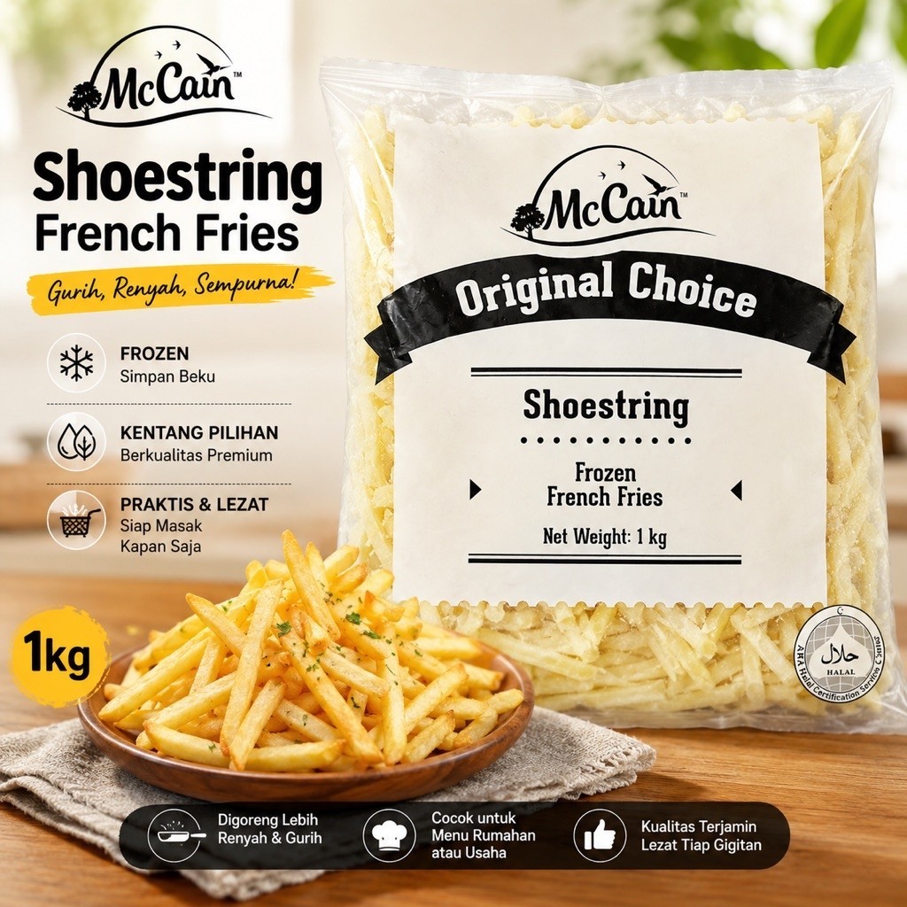 McCain Shoestring 1Kg