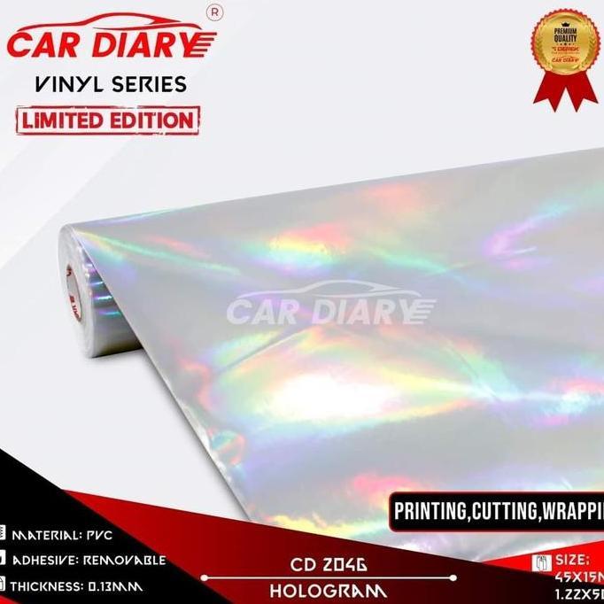 BEBAS ONGKIR - Sticker Derek Laser Chrome Derek 45 Cm (rol)