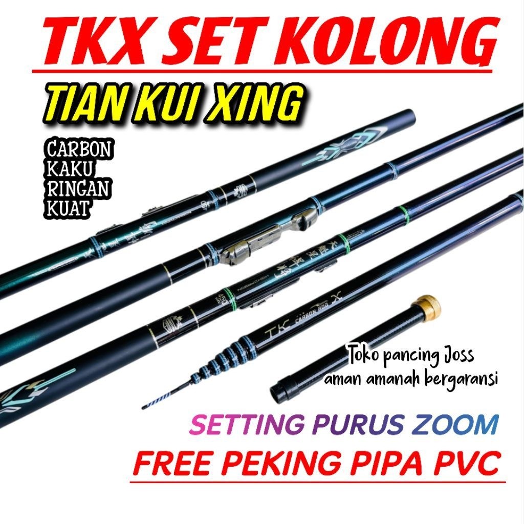 TEGEK KOLONG TKX 450 - KAKU RINGAN KUAT BAHAN CARBON