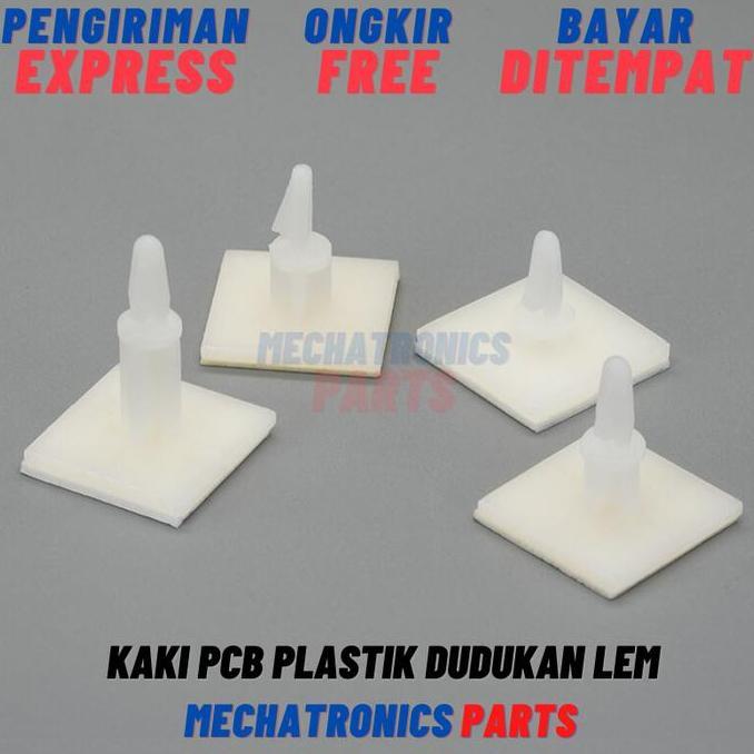 Kaki Pcb Plastik Dudukan Lem Spacer Penjepit Stiker Self Adhesive
