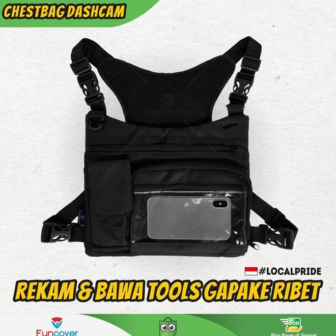 ARTHIONE Chestbag Tas Dada Tactical Record Candid Camera Gadget Motor Funcover