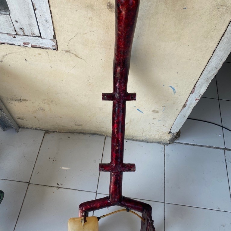 Rangka Set Goped  SECOND +Engine Logam Tebal 3mm + tempat bensin