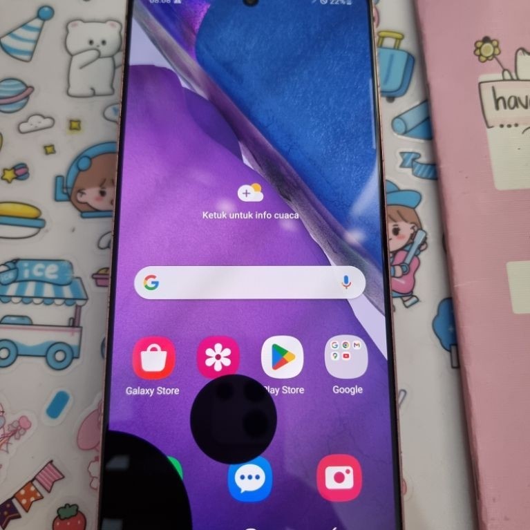 lcd samsung note 20 tompel