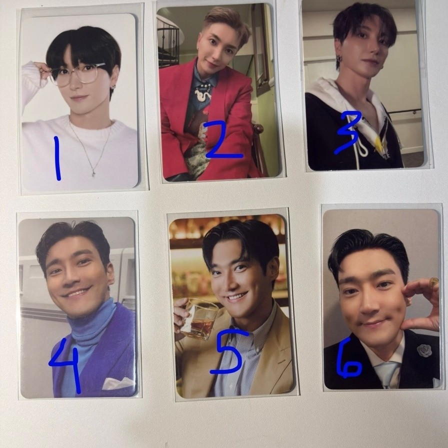 photocard PC leeteuk siwon
