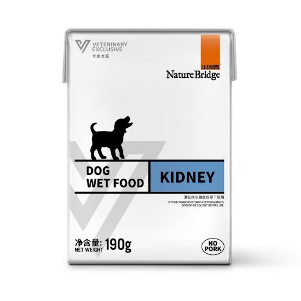 Nature Bridge Makanan Anjing Khusus Ginjal 190gr - Formula Khusus untuk Kesehatan Ginjal Anjing
