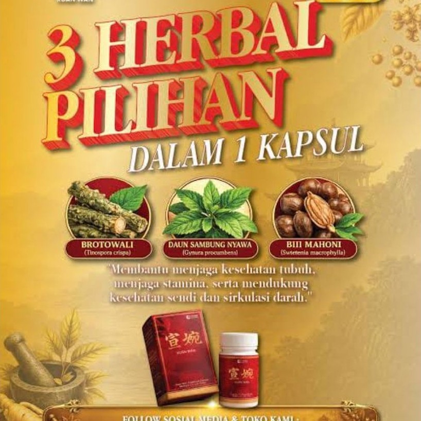 XUAN WAN Suplemen Radang Sendi isi 15kapsul Xuan Wan