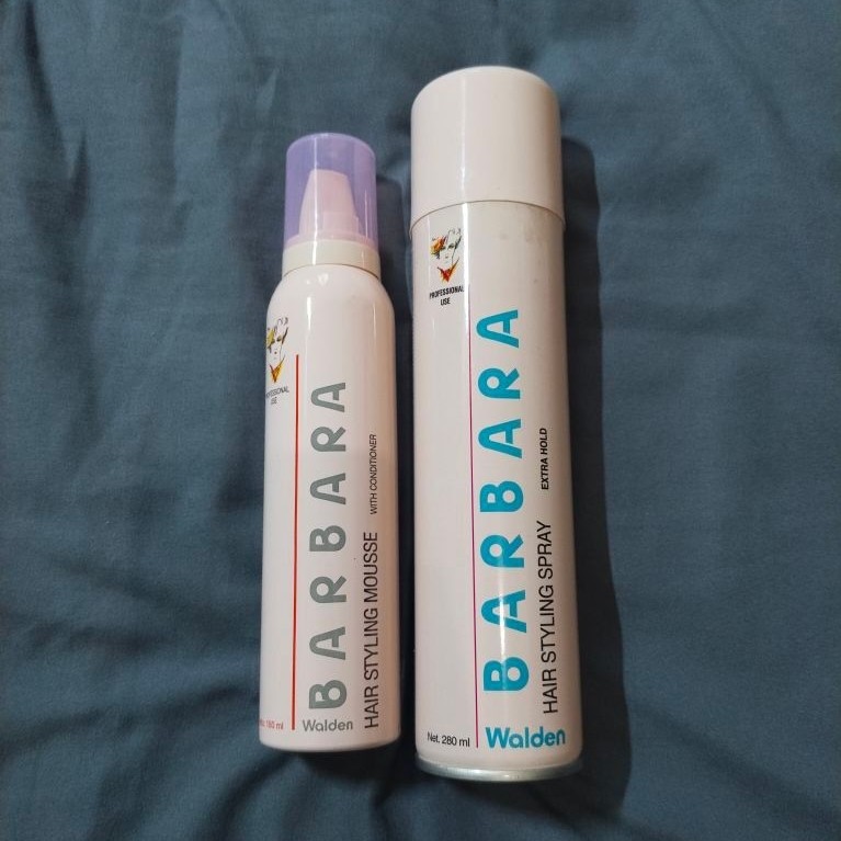 Spray dan Mousse Rambut Barbara untuk Styling Profesional