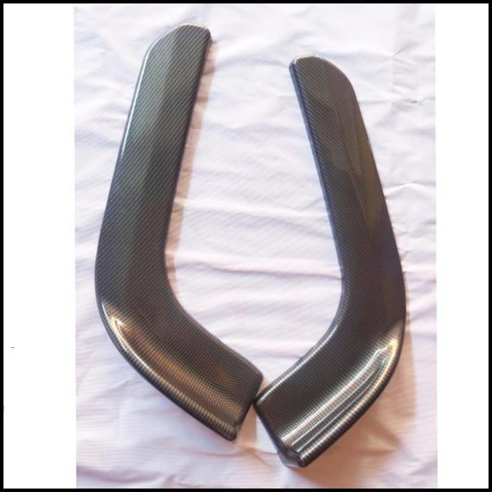 DISKON WINGLET DEPAN VARIASI BEMPER DEPAN MOBIL NEW YARIS 2014 FULL CARBON