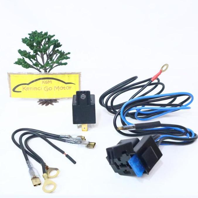 KABEL SET RELAY DENSO KLAKSON 12V - RELAY SET KABEL DENSO