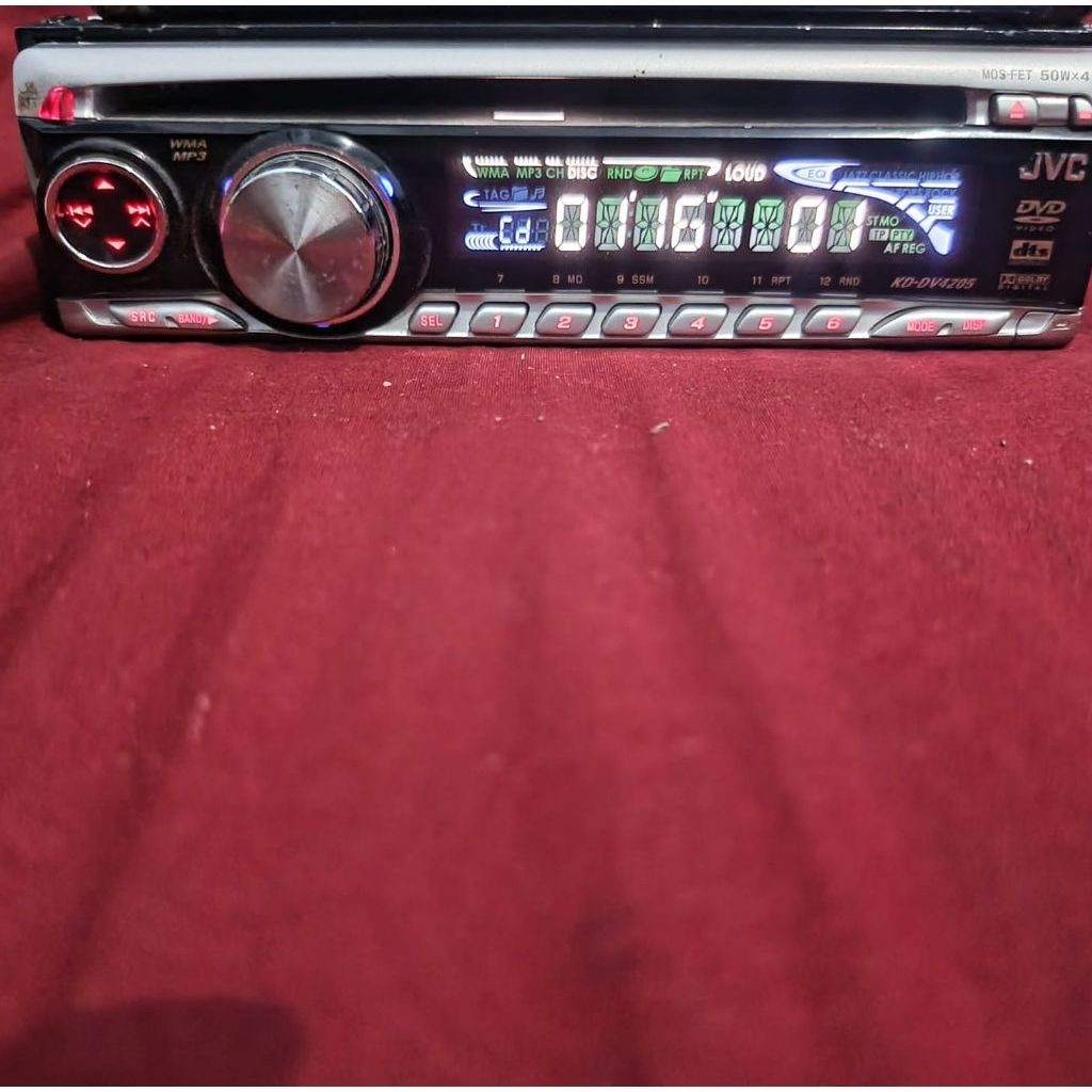 head unit jvc KD-DV 4205 sudah bluetooth